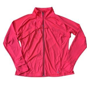Pink Champion Zip Up Long Sleeve Jacket Size XLarge